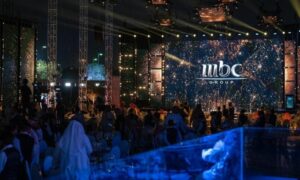 حفل افتتاح مجموعة "إم بي سي" لمقرها في السعودية 2022 (إندبندنت عربية)