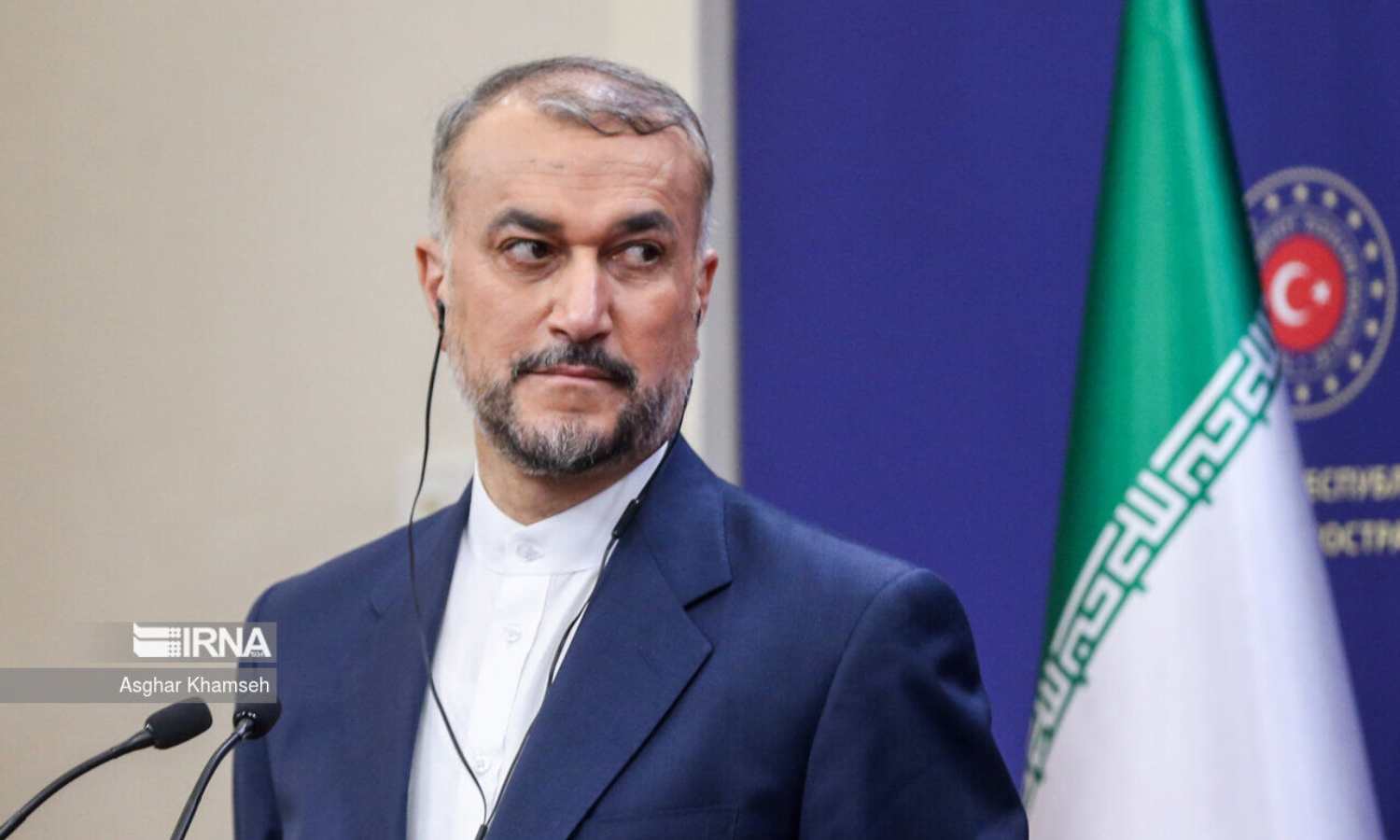 وزير الخارجية الإيرانية حسن أمير عبد اللهيان (إرنا)