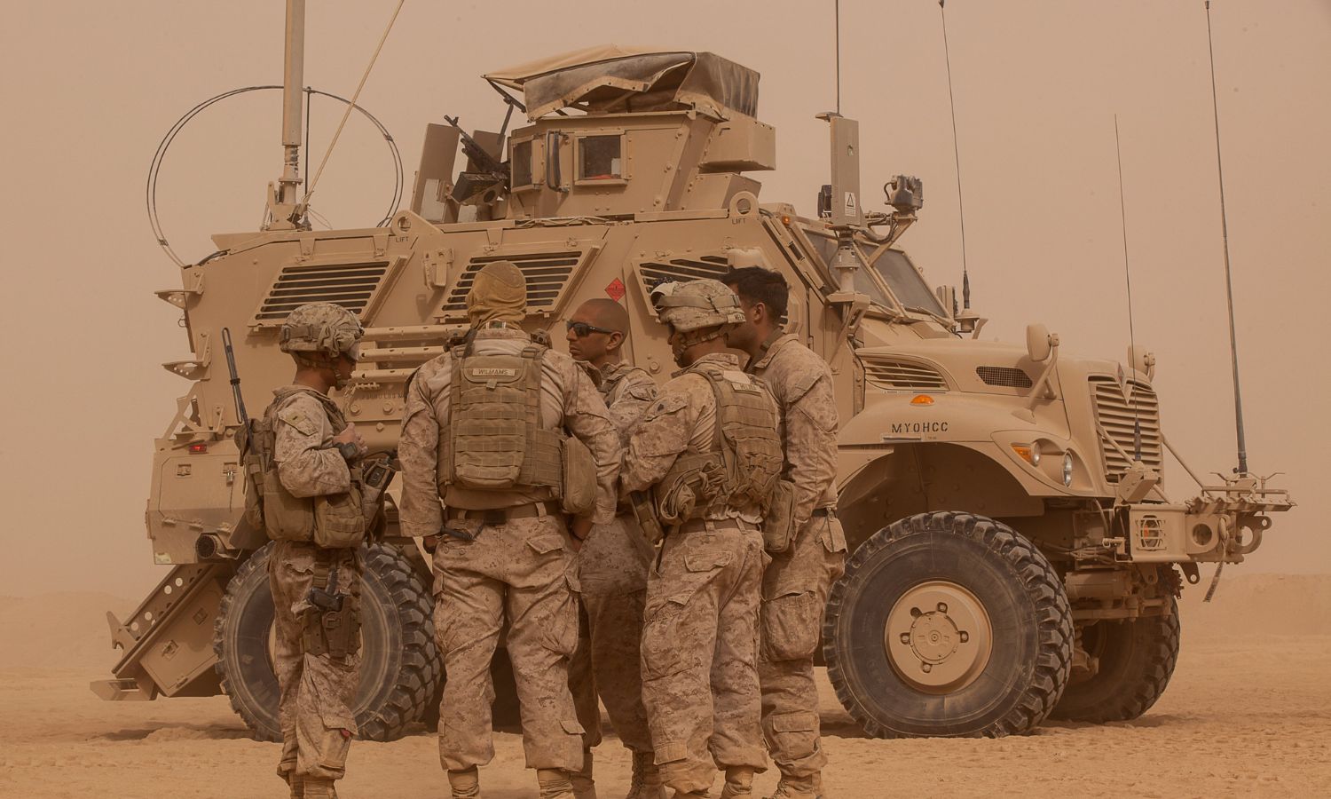 وحدة عسكرية من القوات الأمريكية الموجودة في العراق- 22 من تشرين الأول 2023 (العزم الصلب)