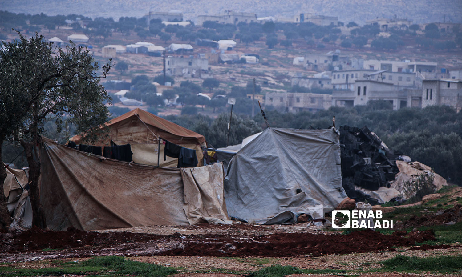 مخيم فقراء الله بريف إدلب شمالي سوريا -22 تشرين الثاني 2023 (عنب بلدي/إياد عبد الجواد)