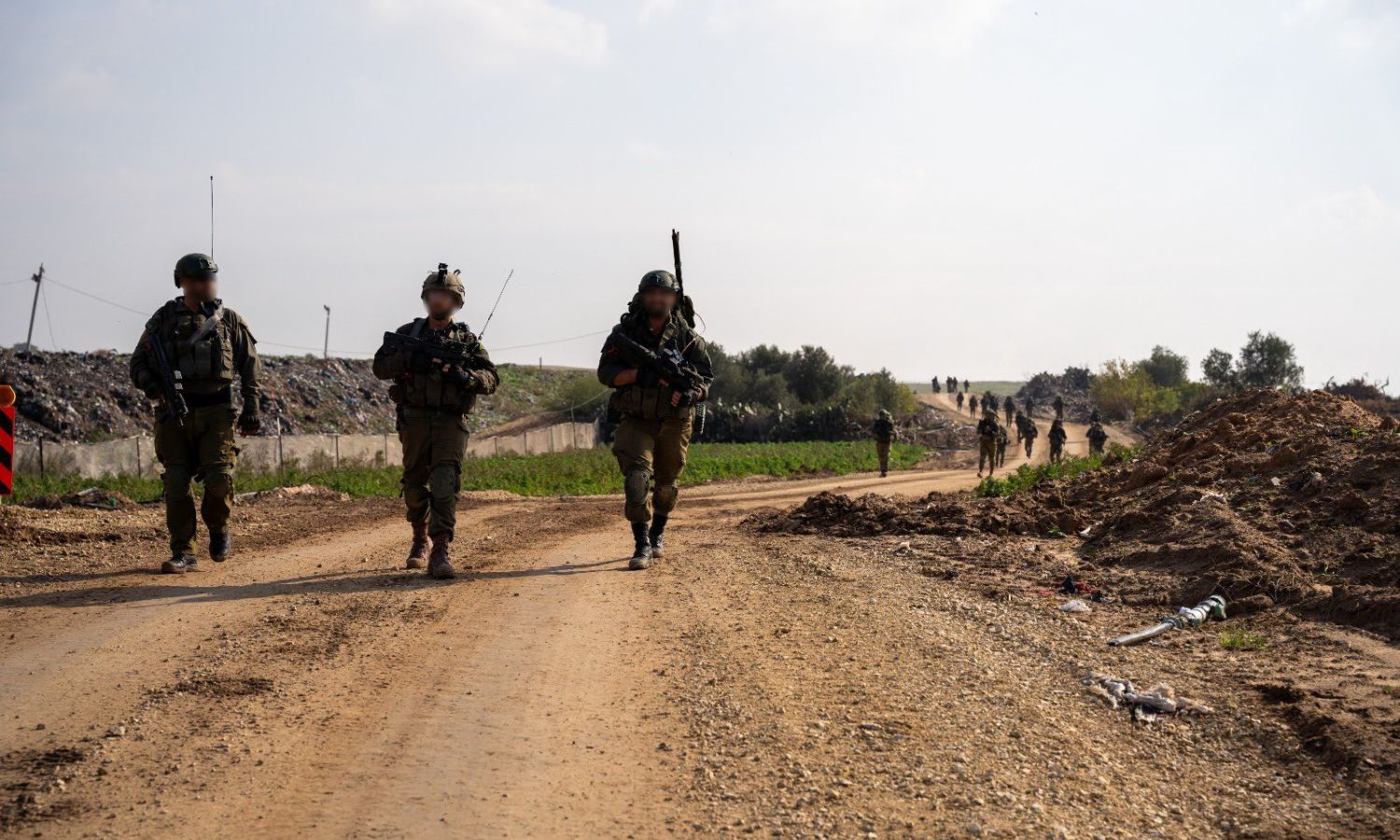 جنود إسرائيليون في غزة خلال الاجتياح البري المتواصل للجيش الإسرائيلي للقطاع- 14 من كانون الأول 2023 (الجيش الإسرائيلي/ إكس)
