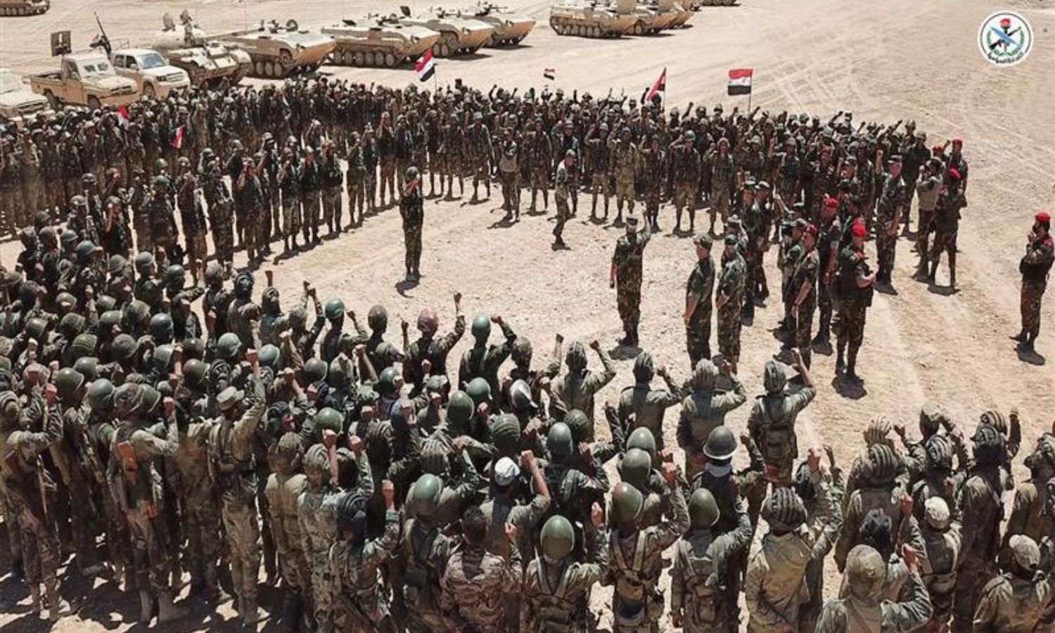 جنود من جيش النظام السوري-20 من تموز 2023 (وزارة الدفاع/ فيسبوك)