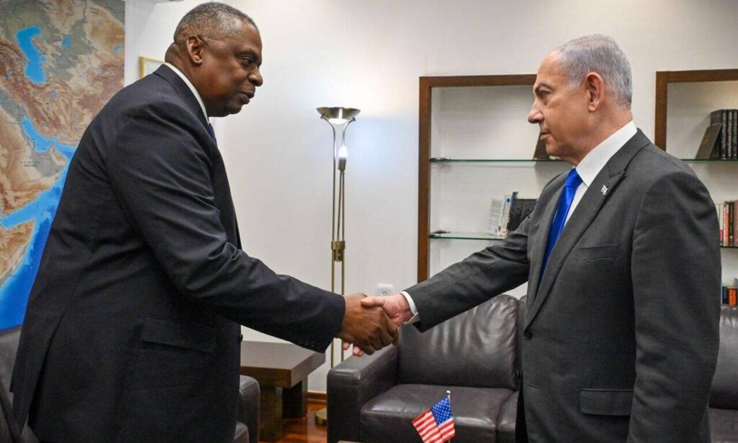 وزير الدفاع الأمريكي يلتقي نتنياهو في إسرائيل- 18 من كانون الأول 2023 (يديعوت أحرنوت)