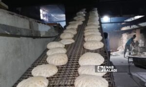 أحد أفران الخبز في مدرينة درعا - كانون الأول 2023 (عنب بلدي)