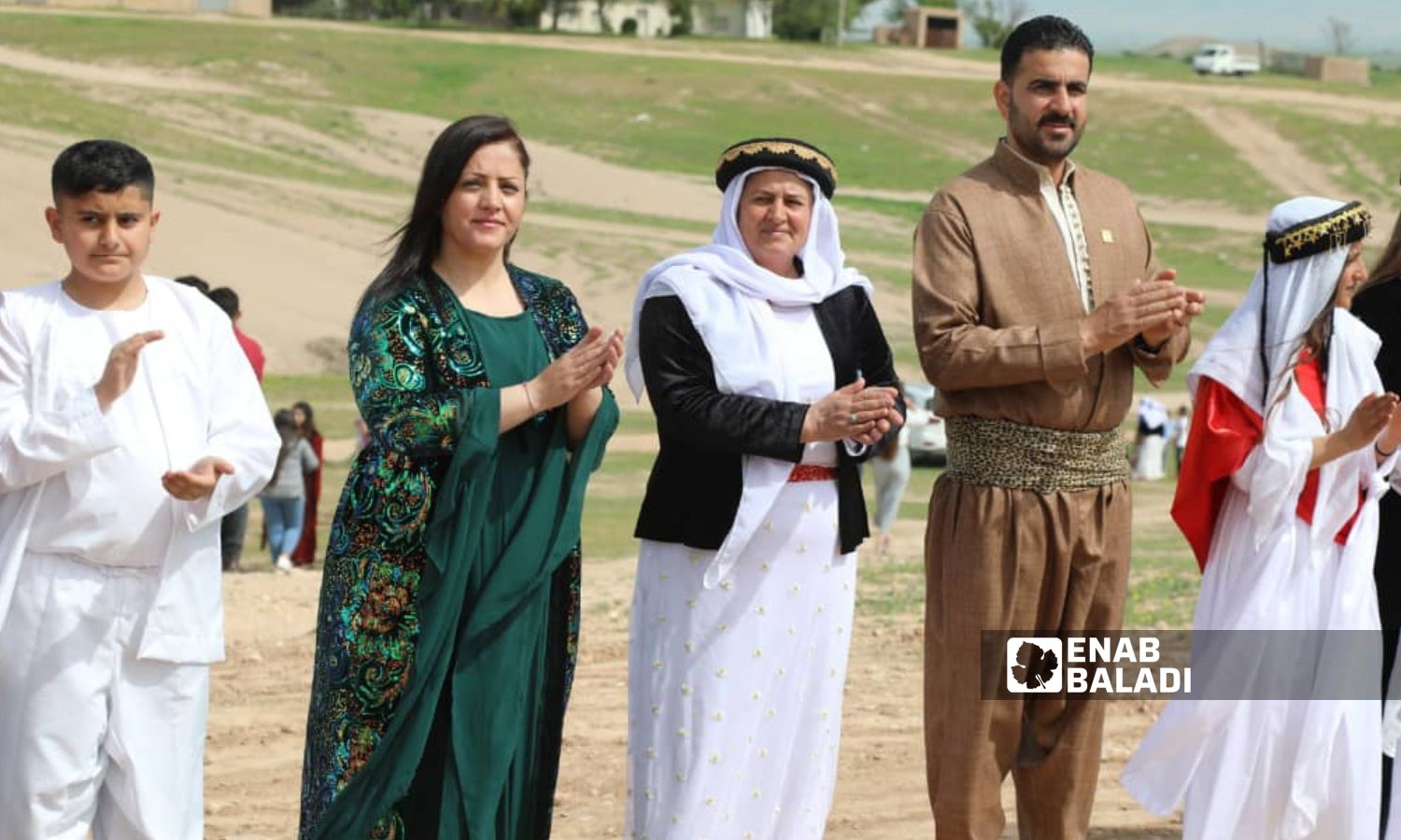 يحتفل الإيزيديون في القحطانية شمال شرقي الحسكة بعيد "الإيزي" في أول جمعة من كانون الأول - 15 من كانون الأول 2023 (عنب بلدي)