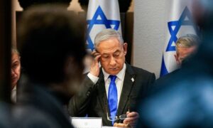 هدد رئيس الوزراء الإسرائيي، بنيامين نتنياهو، جزب الله بضربات قاسية- 30 من كانون الأول 2023 (AFP)