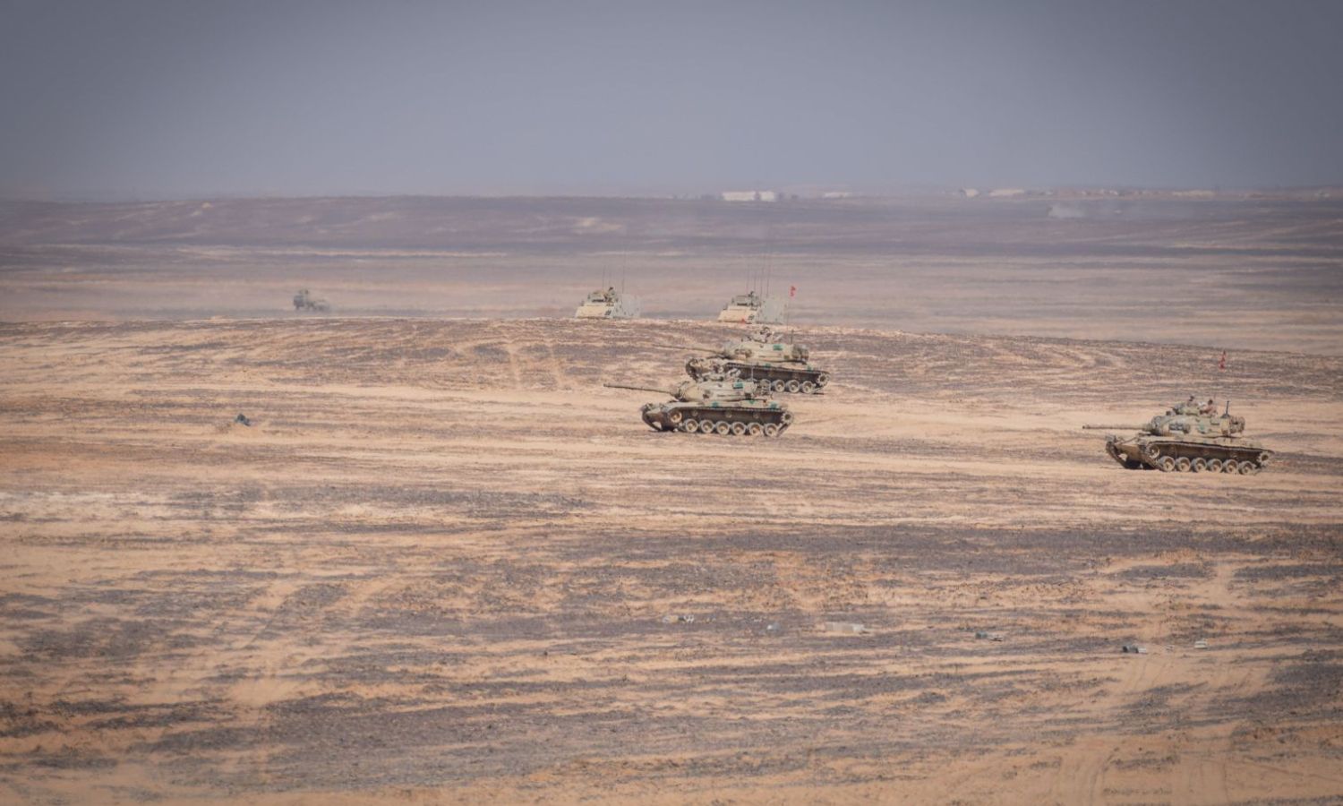 قوات من الجيش الأردني تجري تدريبات بحضور الملك عبد الله الثاني تحت اسم "الرد الحازم"- 11 من أيلول 2023 (الجيش الأردني/ إكس)