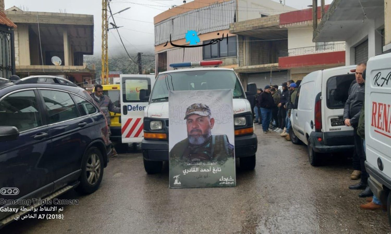 تشييع أحد قتلى حزب الله جنوبي لبنان 11 من كانون الثاني 2024 (النهار)