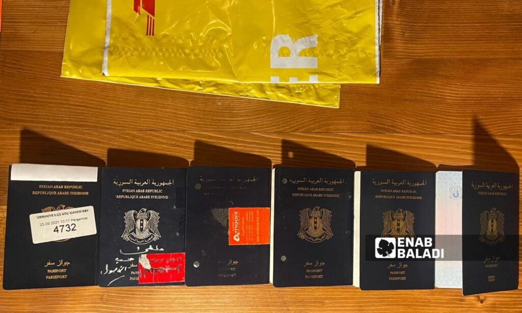 ستة جوازات سفر سورية- 28 من كانون الأول 2023 (عنب بلدي)