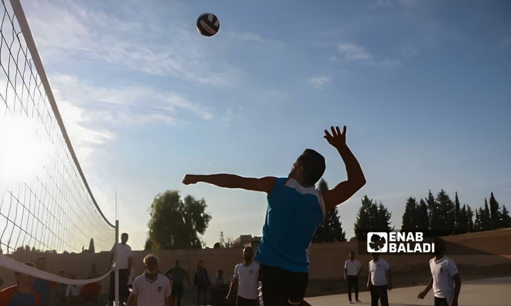 دورة الخريف لمنافسات كرة الطائرة في رأس العين – كانون الثاني 2024 (عنب بلدي)