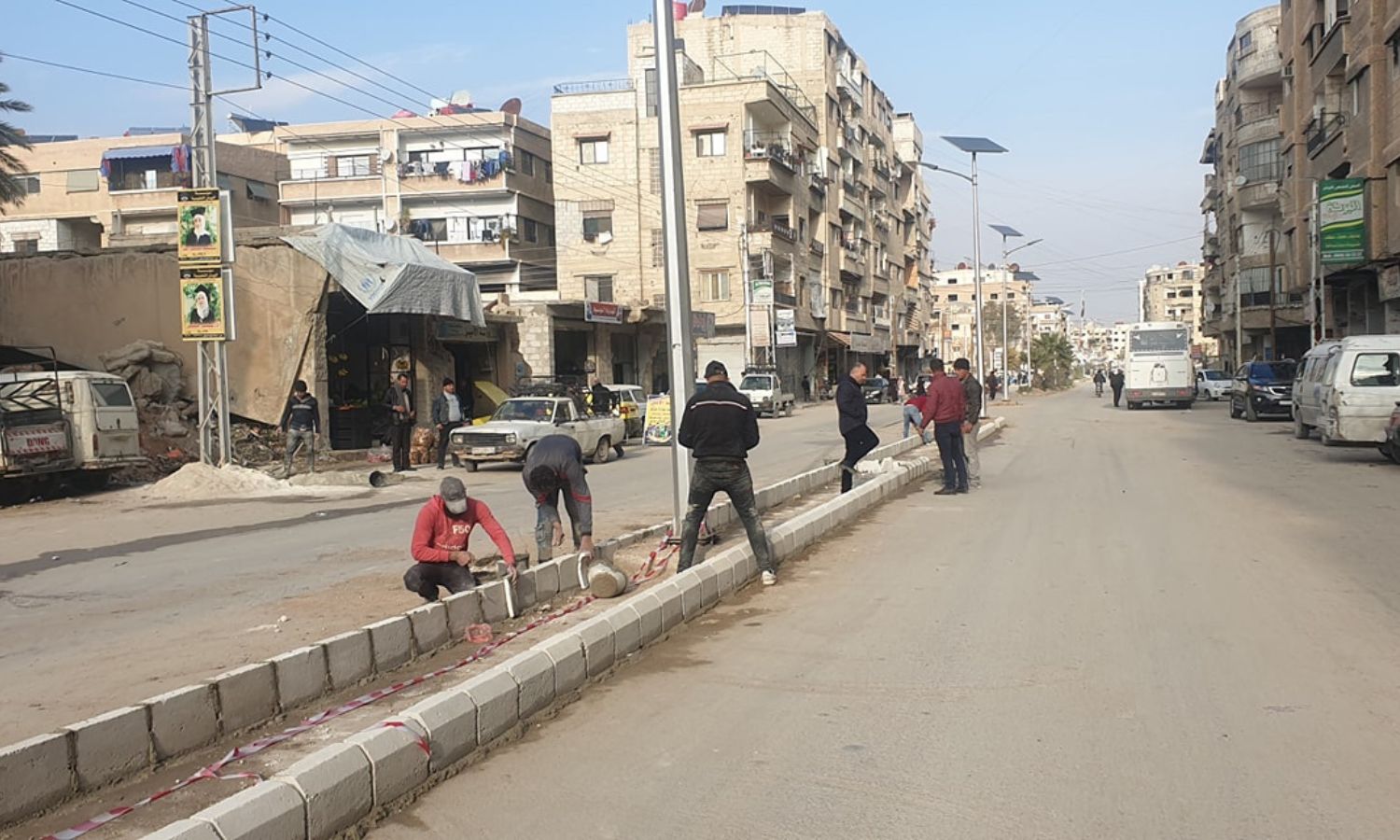 تعاني داريا من ضعف الخدمات المقدمة من حكومة النظام السوري في 2023 (المجلس المحلي لمدينة داريا)