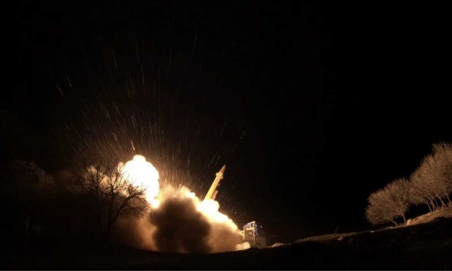 لحظة إطلاق صاروخ باليستي إيراني- 16 من كانون الثاني 2024 (إرنا)