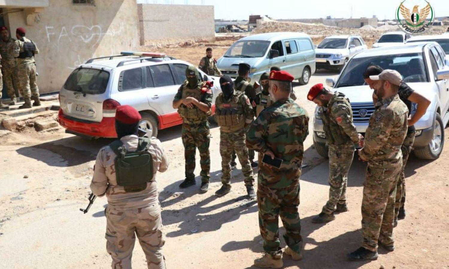 عناصر من "الشرطة العسكرية" في ريف حلب – 24 من تموز 2023 (الشرطة العسكرية)