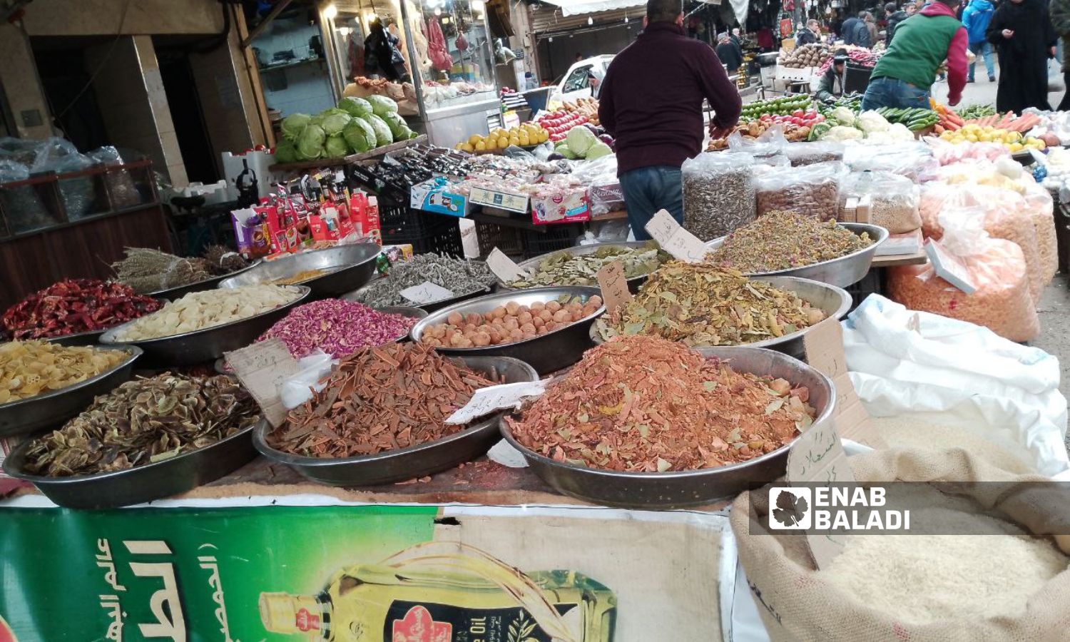 سوق باب سريجة في دمشق- 3 من شباط 2024 (عنب بلدي/ سارة الأحمد)
