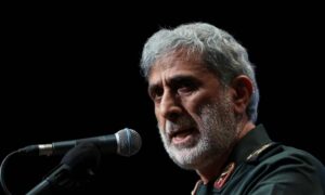 قائد فيلق القدس في الحرس الثوري الإيراني، اسماعيل قآني 2022 (رويترز)