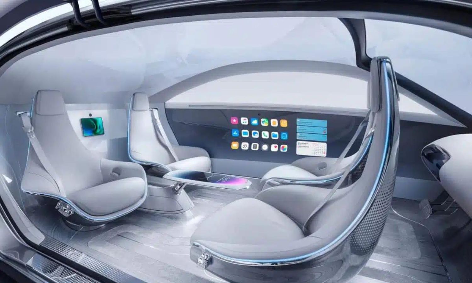 تصميم عبر الذكاء الاصطناعي لسيارة آبل التي ألغتها الشركة في 2024 (سوبركار)