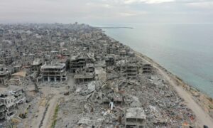 حجم الدمار جراء الحرب الإسرائيلية المتواصلة على غزة- 17 من شباط 2024 (أونروا)