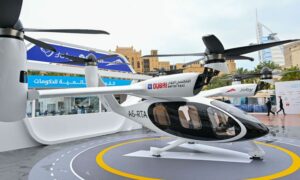 سينطلق التاكسي الجوي في سماء دبي بحلول عام 2026- 11 من شباط 2024 (وام)