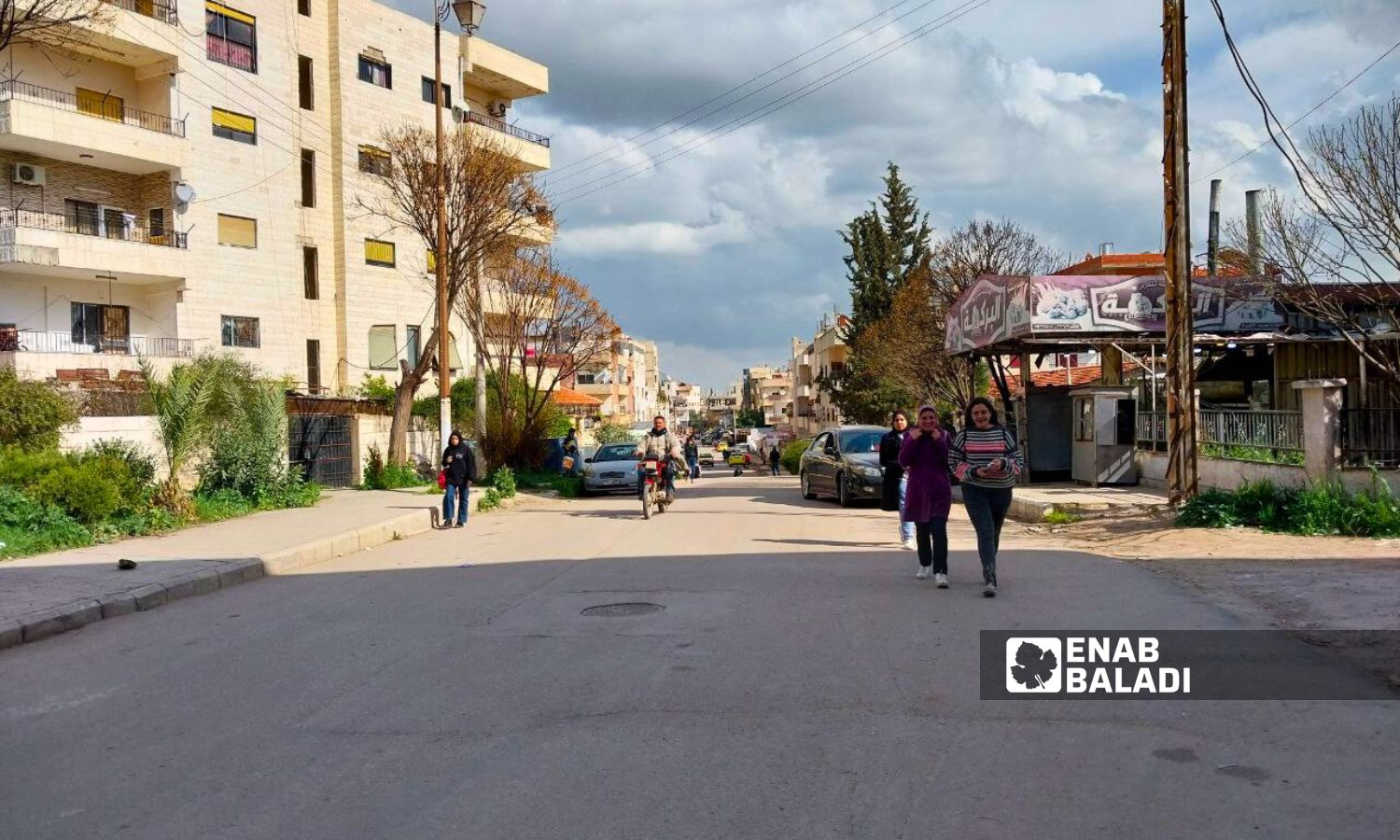 أحد شوارع درعا المحطة- 18 من آذار 2024 (عنب بلدي/سارة الأحمد)