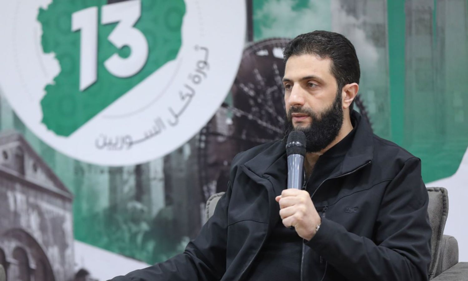 قائد "هيئة تحرير الشام" صاحبة السيطرة العسكرية في إدلب "أبو محمد الجولاني" - 12 من آذار 2024 (وزارة الإعلام في حكومة الإنقاذ)