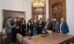 لقاء الأسد والفنانين السوريين في 10 آذار 2023 (رئاسة الجمهورية)