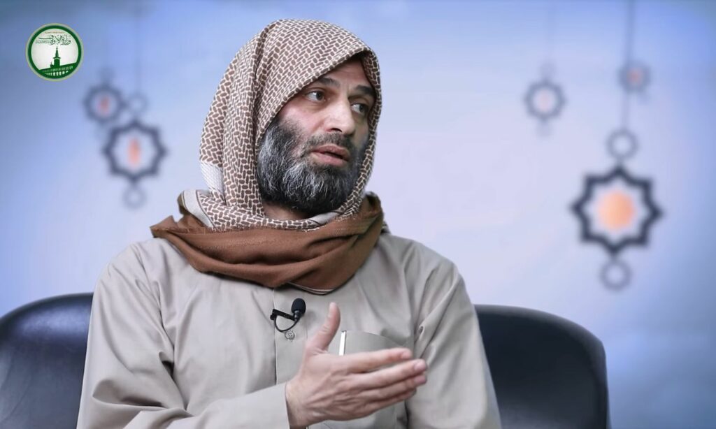 عضو مجلس الإفتاء الأعلى، ورئيس المجلس الشرعي في "تحرير الشام"، عبد الرحيم عطون- 27 نيسان 2022 (حكومة الإنقاذ)