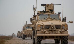 قافلة من قوات التحالف الدولي فيمحافظة دير الزور - 6 كانون الثاني 2019 (US army/Reuters)