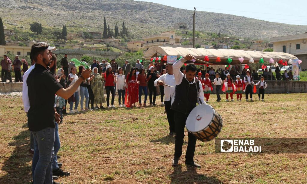 الإيزيديون يحتفلون بعيد "الأربعاء الأحمر"- أول أربعاء في نيسان حسب التقويم الشرقي- في عفرين - 17 من نيسان 2024 (عنب بلدي/ديان جنباز)