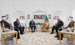 الاجتماع الوزاري السداسي العربي في السعودية- 27 من نيسان 2024 (الخارجية السعودية)