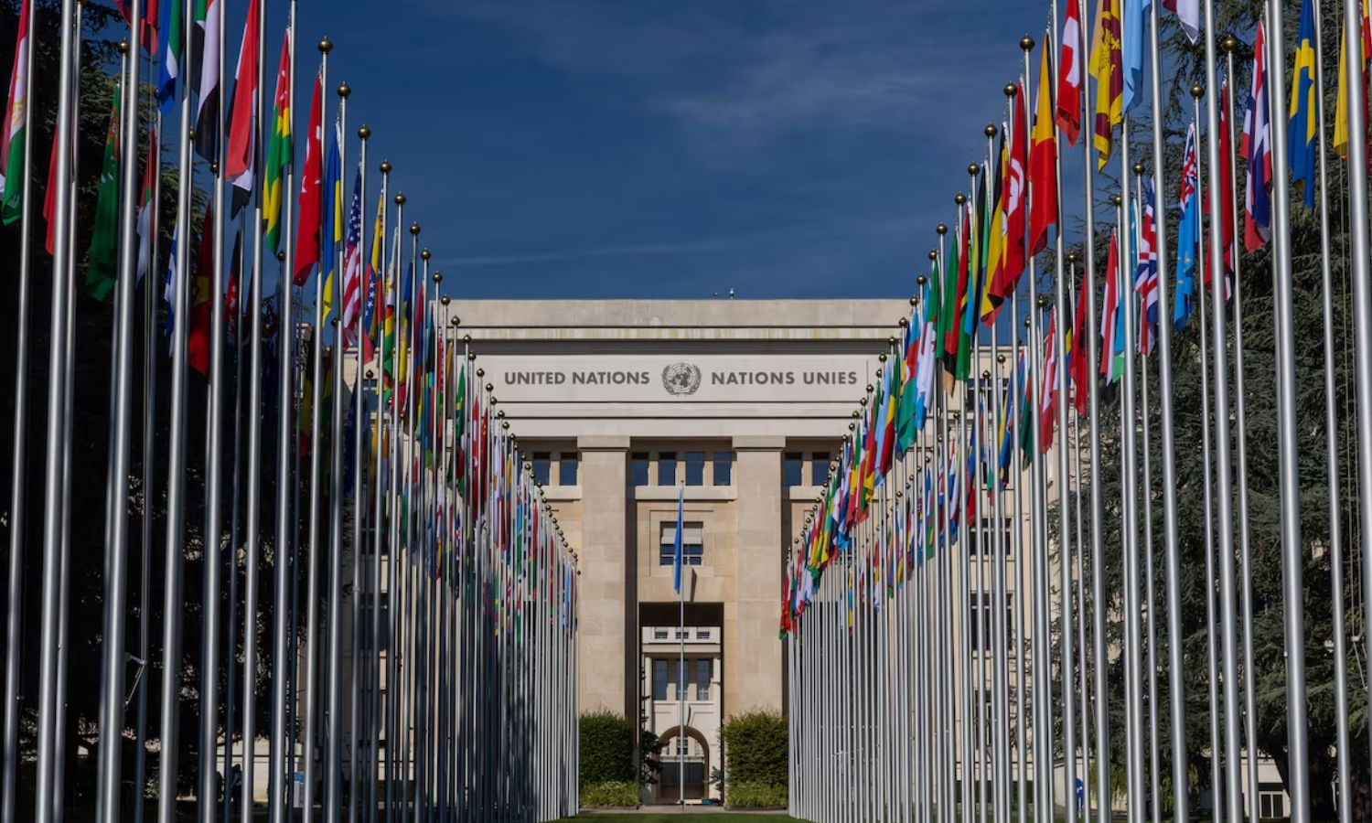 المقر الأوروبي للأمم المتحدة- أيلول 2023 (رويترز)