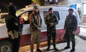 عناصر من "الشرطة العسكرية" في مدينة جرابلس بريف حلب الشمالي الشرقي - 8 من نيسان 2024 (الشرطة العسكرية)