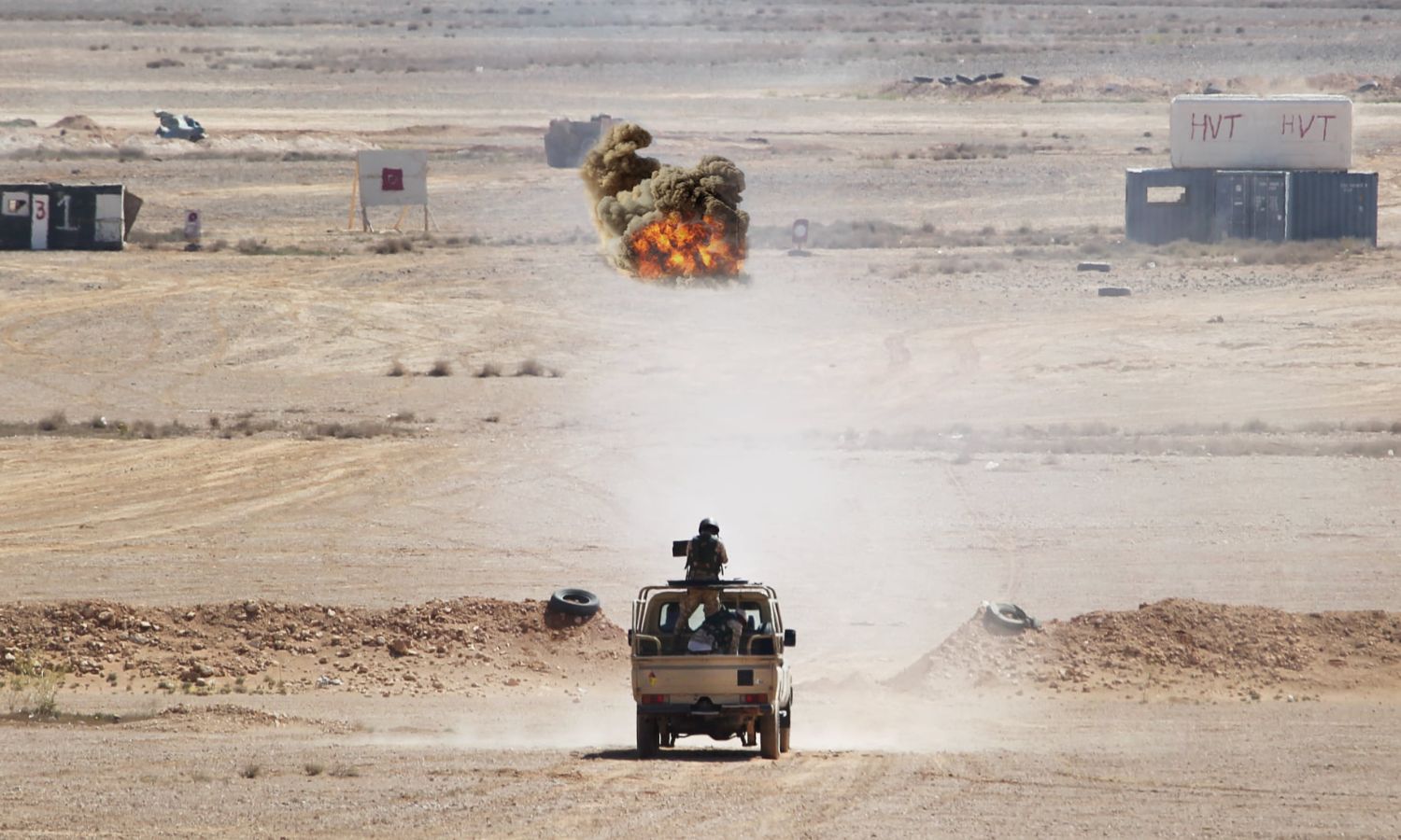 وحدة عسكرية من الجيش الأردني خلال تدريبات عسكرية (القوات المسلحة الأردنية)