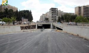 نفق المواساة قبل افتتاحه 23 نيسان 2024 (محافظة دمشق/ فيس بوك)