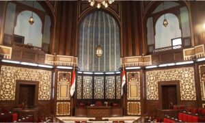 قاعة القبة في مجلس الشعب السوري - (لقطة شاشة)