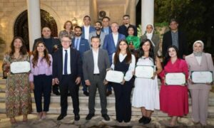 من تكريم الصحفيين الفائزين بجوائز "قريب" في عمّان- تشرين الأول 2023 (برنامج قريب)