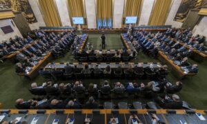 اجتماع اللجنة الدستورية الموسعة الأول في جنيف - 30 تشرين الأول 2019 (وكالة الأناضول)