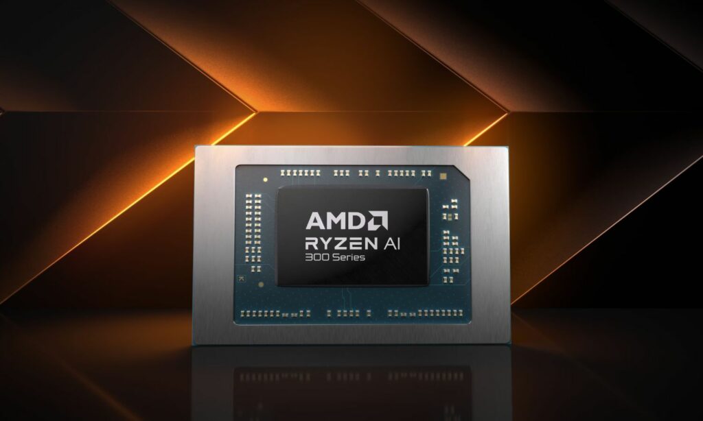 معالج AMD Ryzen™ AI 300 الذي يدعم الذكاء الصناعي (AMD)