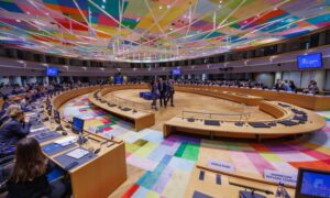 مؤتمر بروكسل الثامن حول “دعم مستقبل سوريا والمنطقة” في المجلس الأوروبي في بروكسل - 27 من أيار EPA) 2024)