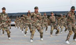 تدريبات عسكرية لتشكيلات من "الجيش الوطني السوري"- 14 من حزيران 2024 (وزارة الدفاع في الحكومى المؤقتة/ تلجرام)