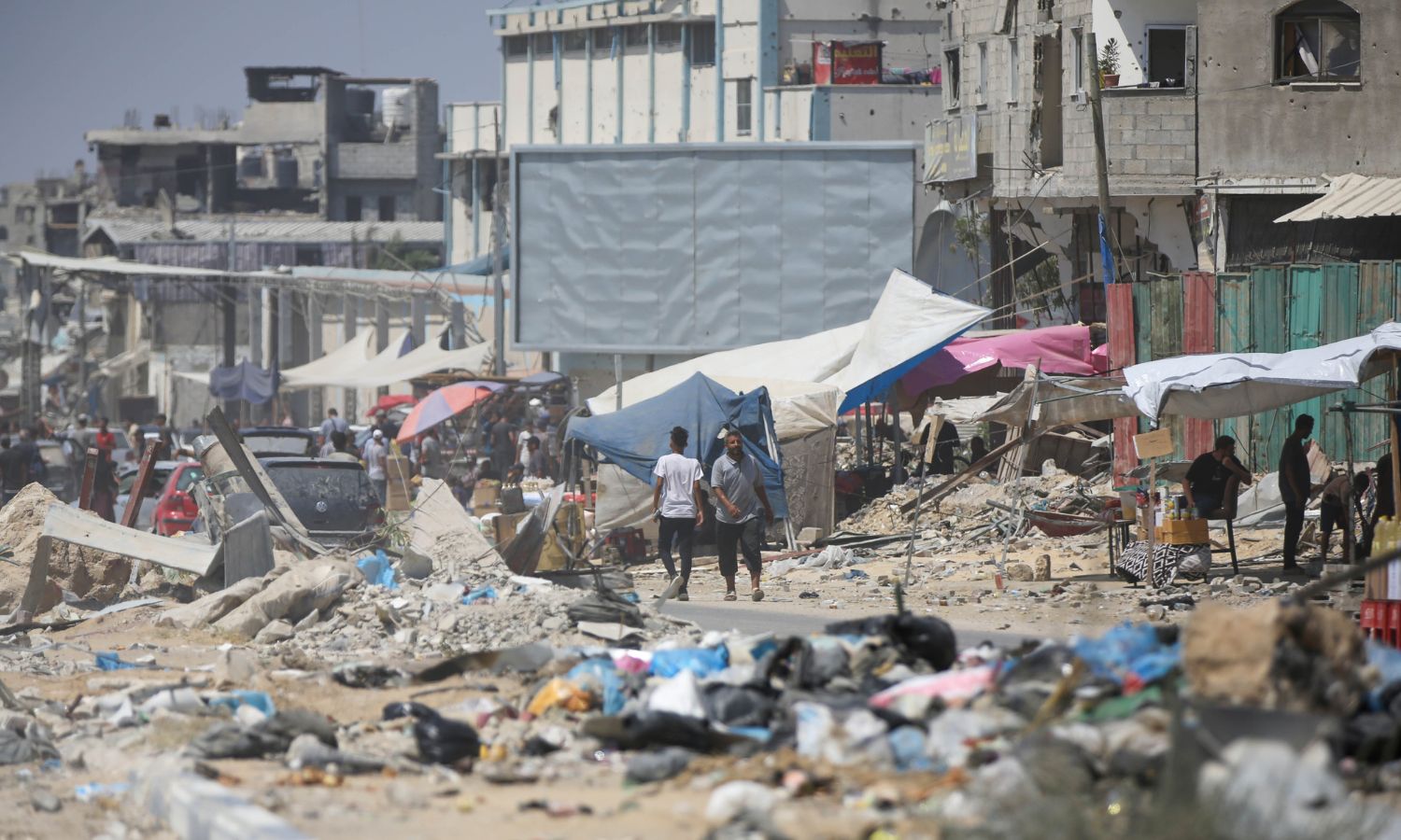 الظروف الصحية بائسة في قطاع غزة مع استمرار الحرب الإسرائيلية- 29 من حزيران 2024 (أونروا/ إكس)