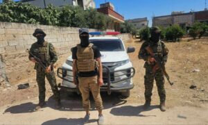 مقاتلون في "إدارة الأمن العام" بإدلب شمال غربي سوريا - 17 من حزيران 2024 (متداول/ مراسل الأمن العام)
