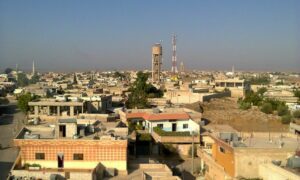 بلدة زاكية بريف دمشق التي صدر قرار بالحجز الاحتياطي على أملاك المئات من سكانها- عام 2022 (مدينة زاكية الشام- فيس بوك)