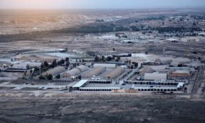 منظر جوي لقاعدة عين الأسد الجوية في محافظة الأنبار غربي العراق- 29 من كانون الأول 2019 (أسوشيتد برس/ ناصر ناصر)
