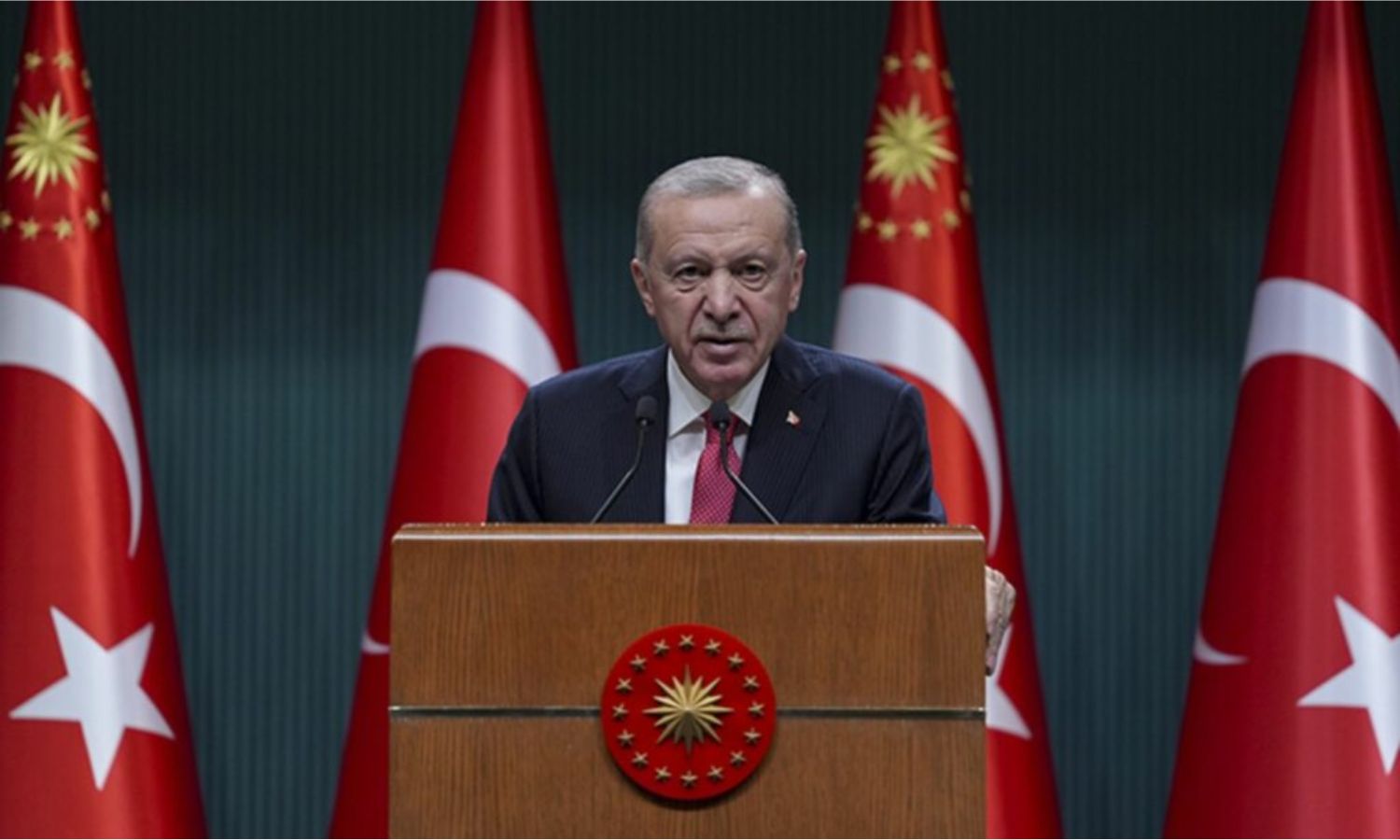 الرئيس التركي، رجب طيب أردوغان، قال في معرض حديثه عن تطوير العلاقات مع دمشق، إن تركيا ليست ولن تكون دولة تتخلى عن أصدقائها، في إشارة إلى المعارضة السورية- 2 من تموز 2024 (الأناضول)