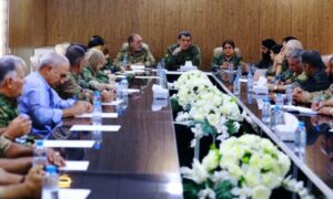 من اجتماع المجلس العسكري لقوات سوريا الديمقراطية شمال شرقي سوريا-26 من تموز 2024 (SDF Press)