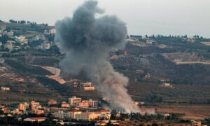 آثار غارة إسرائيلية جنوبي لبنان - 23 من حزيران 2024 (AFP)
