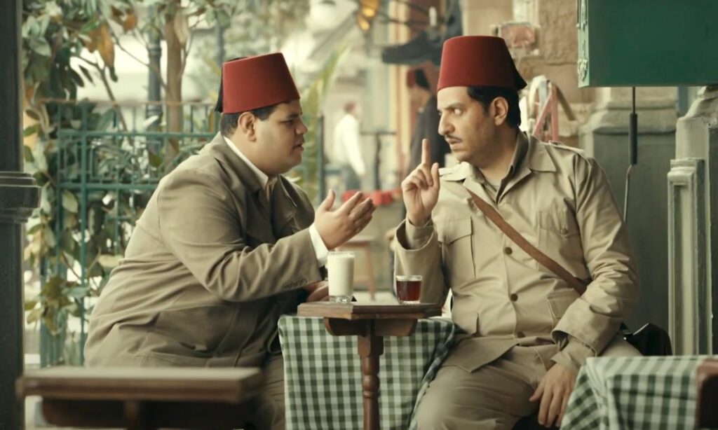 الفنان المصري أحمد أمين في مشهد من مسلسل "النص" (ONTV/ يوتيوب)