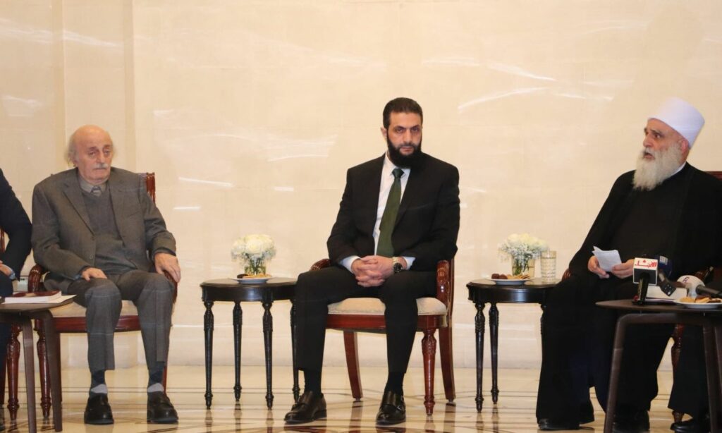 حنبلاط يزور دمشق على رأس وفد لبناني ويلتقي أحمد الشرع- 22 كانون الأول 2024 (السويداء 24/ فيس بوك)