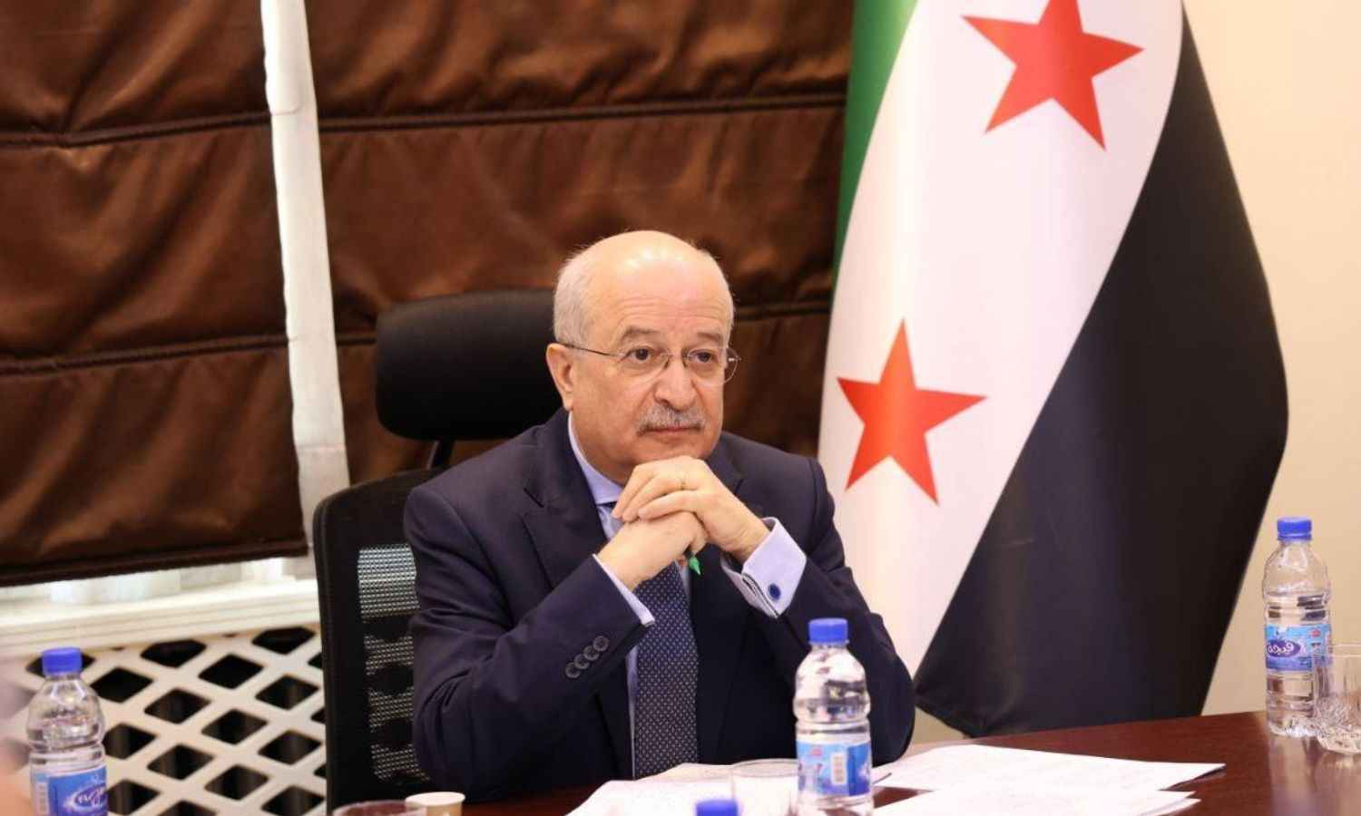 وزير النقل السوري يعرب بدر - 8 من أيار 2025 (وزارة النقل السورية/ تليجرام)