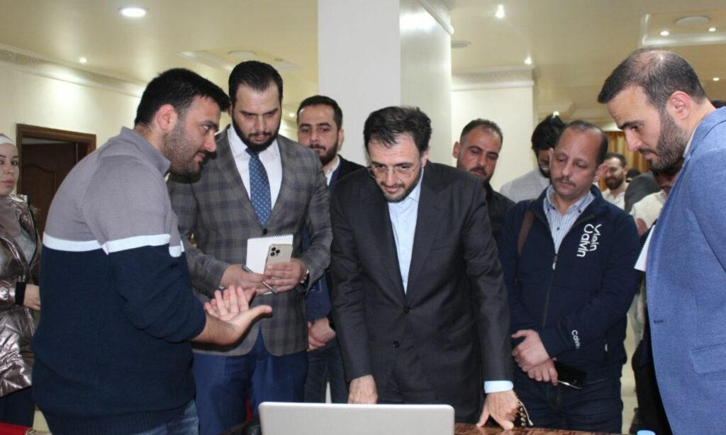 وزير الاتصالات وتقانة المعلومات السيد عبد السلام هيكل يشارك في فعاليات ملتقى الذكاء الاصطناعي - 15 نيسان 2025 (وزارة الاتصالات)